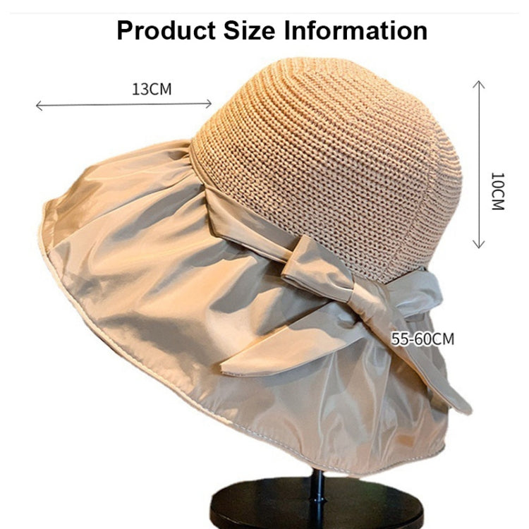 Summer Vinyl-coated Stitching Sun Hat