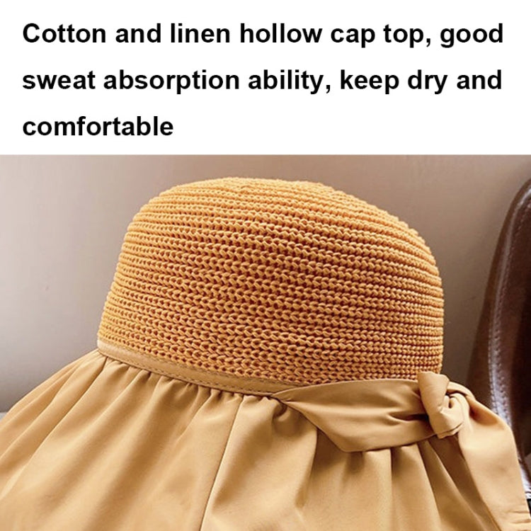 Summer Vinyl-coated Stitching Sun Hat