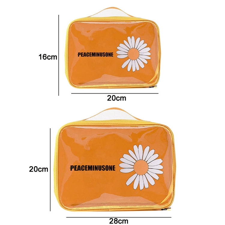 Travel Portable Transparent Large-Capacity Cosmetic Storage Bag, Specification: Small