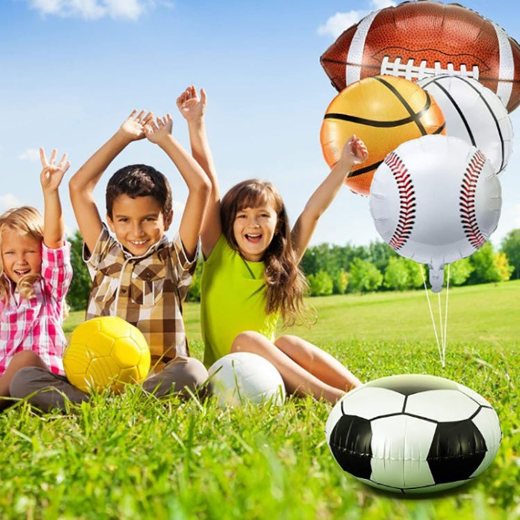 8 PCS Ball Team Game Sports Themed Party Decoration Balloons,Style: Agate Pink  Rugby