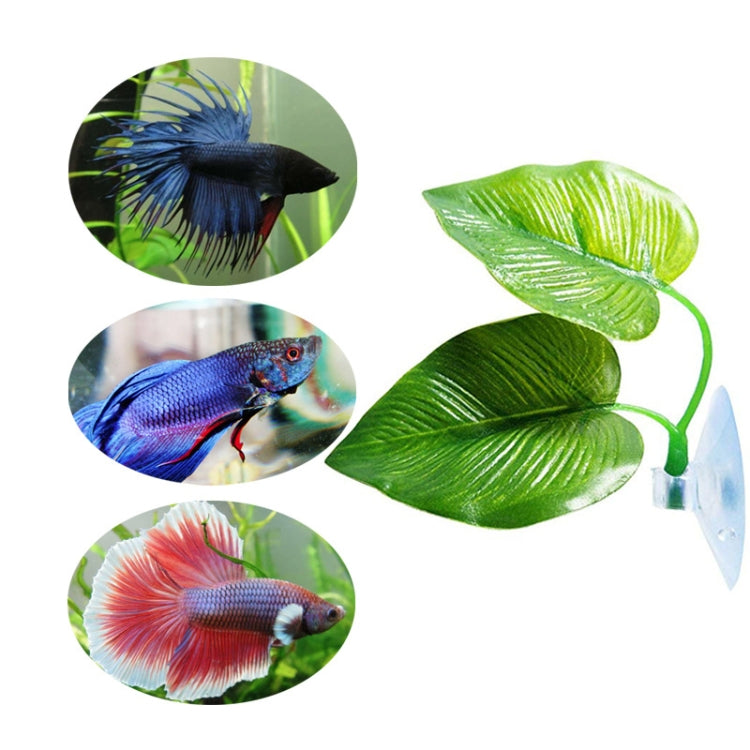 4 PCS Aquarium Fish Tank Pet Decoration Landscaping Simulation Leaves, Style: Style 1