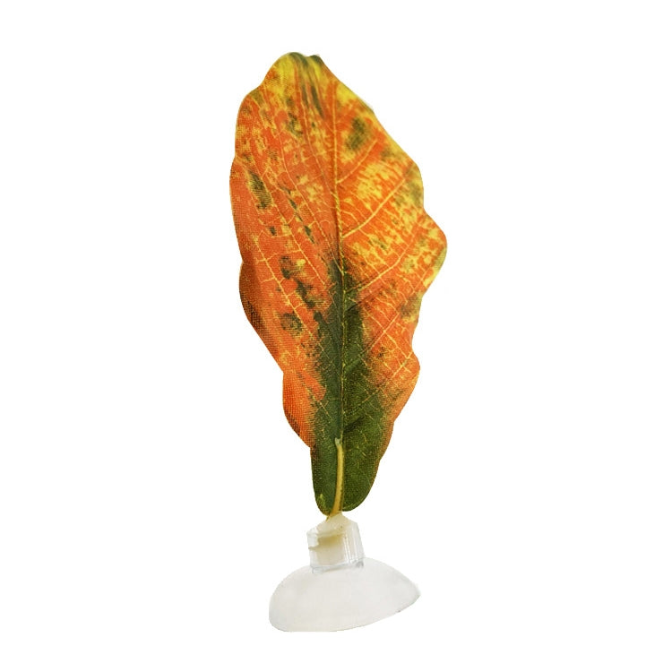 4 PCS Aquarium Fish Tank Pet Decoration Landscaping Simulation Leaves, Style: Single Maple Leaf