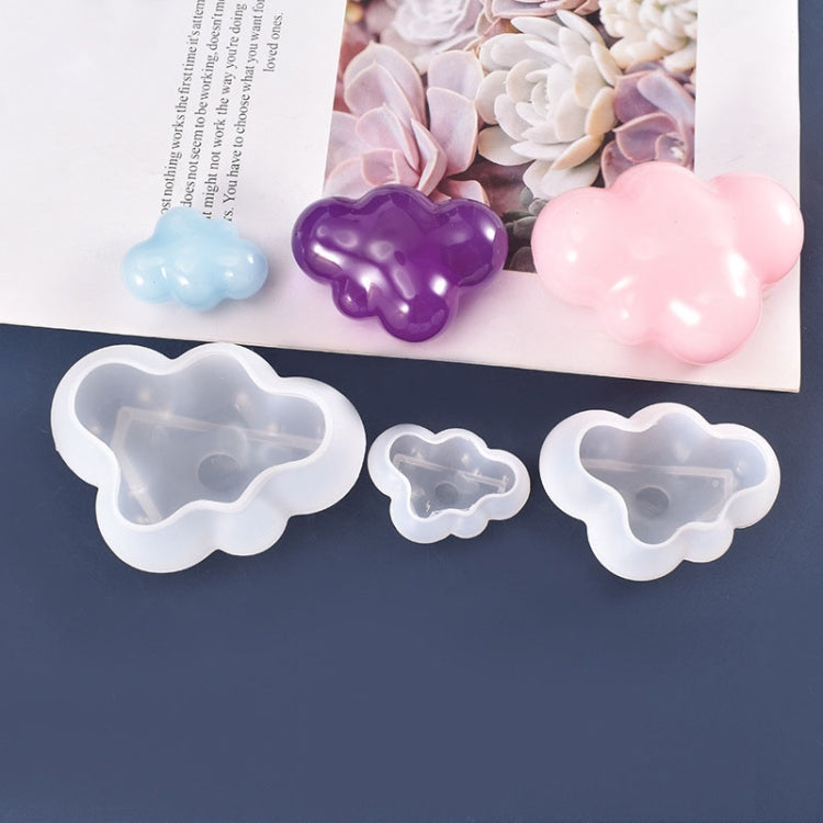 10 PCS Cloud DIY Mirror Silicone Mold, Specification: Small