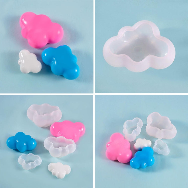10 PCS Cloud DIY Mirror Silicone Mold, Specification: Medium