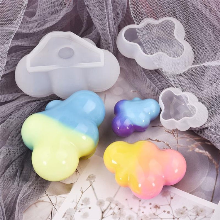 10 PCS Cloud DIY Mirror Silicone Mold, Specification: Large