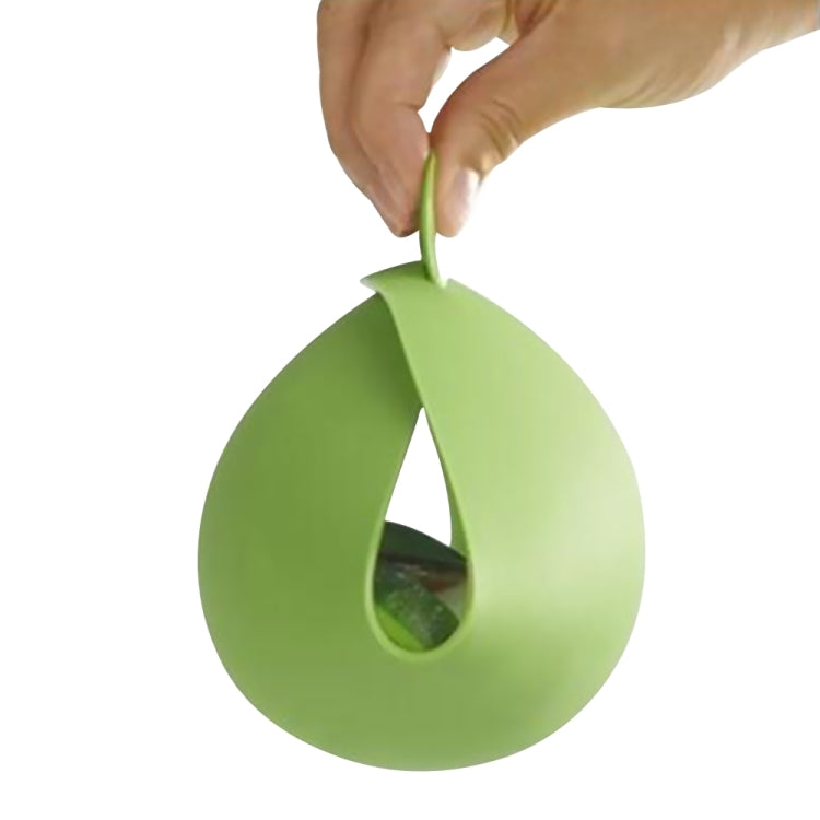 2 PCS Silicone Cooking Bowl Microwave Oven Foldable Steamed Fish Bowl Salad Bowl(Green)