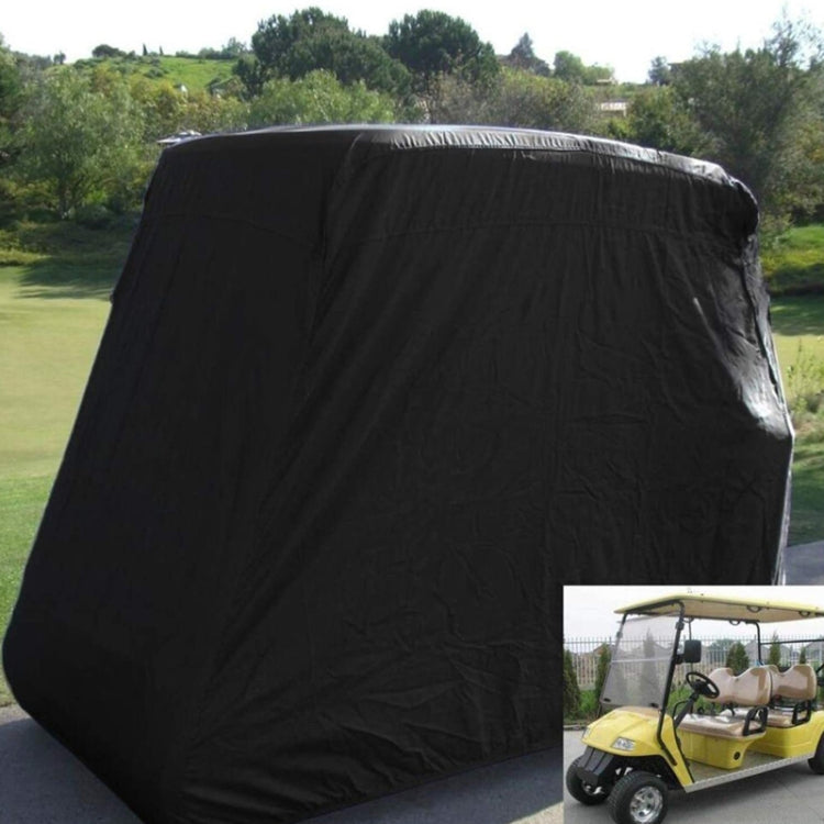 210D Oxford Cloth Golf Cart Cover Scooter Kart Dust Cover, Specification: 285 x 122 x 168cm(Black)