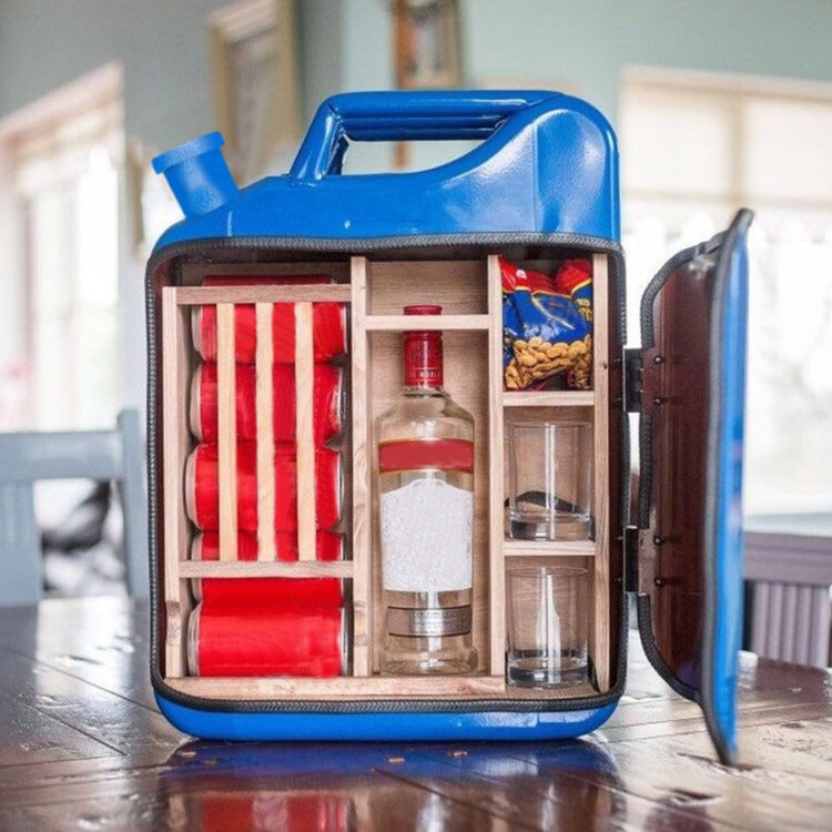 Mini Wine Cabinet Oil Barrel Shape Wine Storage Preservation Jar Christmas Gift