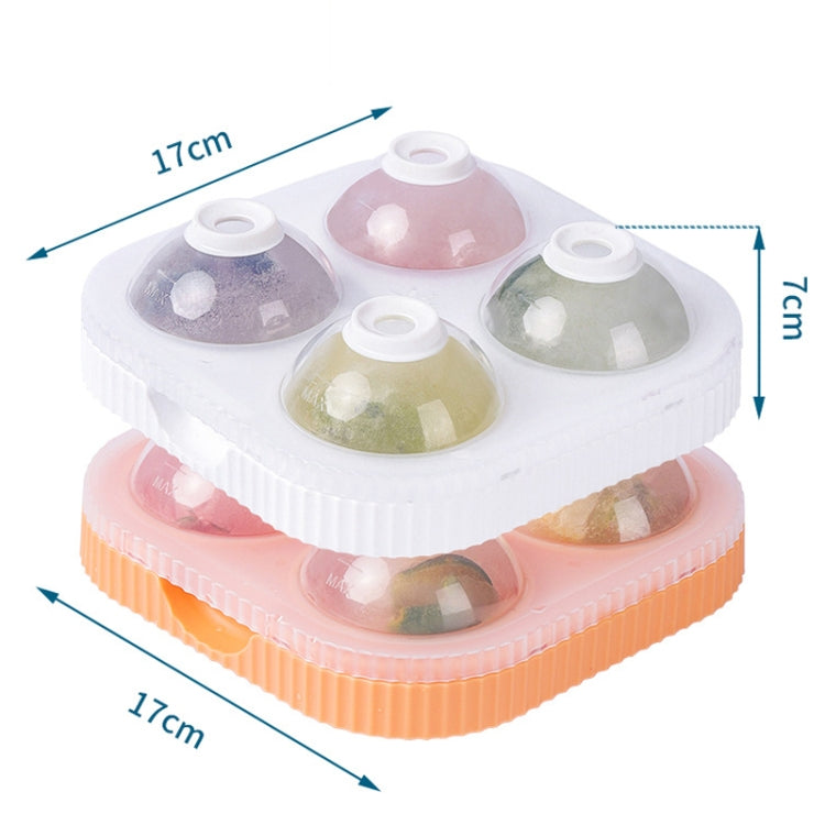 KH039 Whiskey Big Ice Ball Silicone Mold Home Ice Cream Mold with Lid