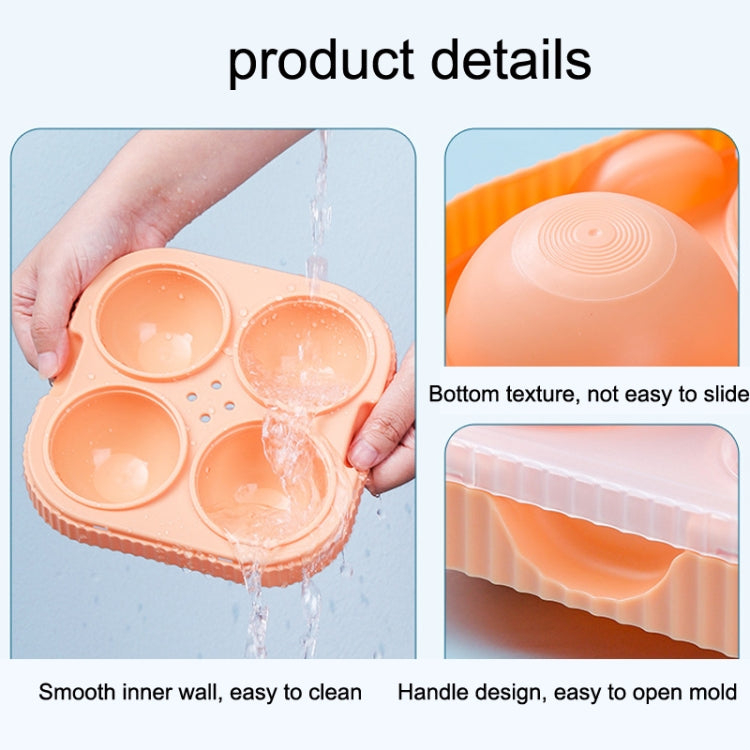 KH039 Whiskey Big Ice Ball Silicone Mold Home Ice Cream Mold with Lid