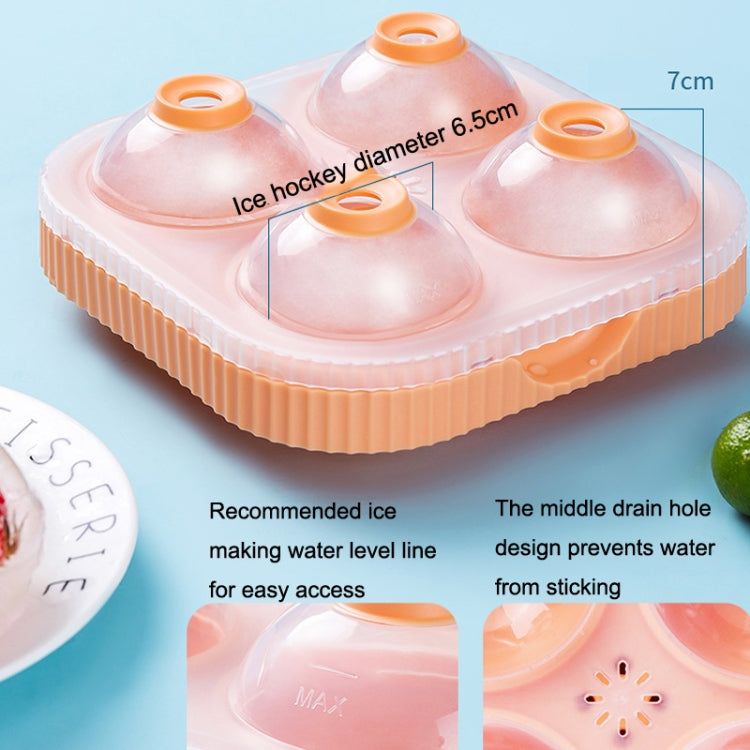 KH039 Whiskey Big Ice Ball Silicone Mold Home Ice Cream Mold with Lid