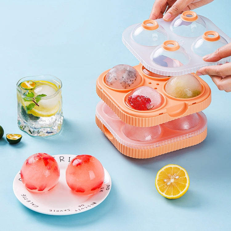 KH039 Whiskey Big Ice Ball Silicone Mold Home Ice Cream Mold with Lid