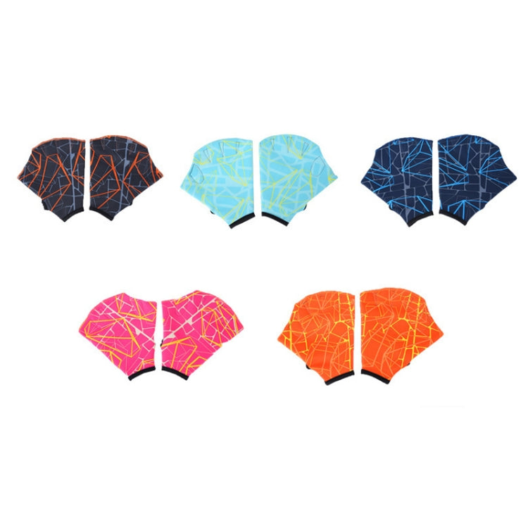 1Pair Unisex Frog Type Girdles Swimming Hand Fins, Size: