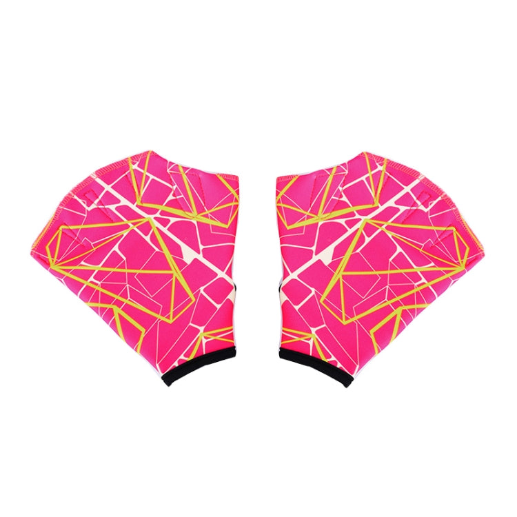 1Pair Unisex Frog Type Girdles Swimming Hand Fins, Size: