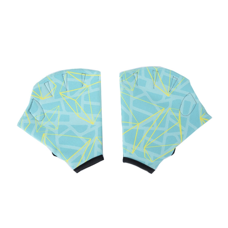 1Pair Unisex Frog Type Girdles Swimming Hand Fins, Size: