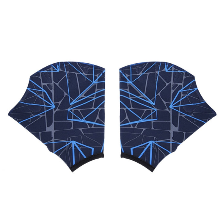 1Pair Unisex Frog Type Girdles Swimming Hand Fins, Size: