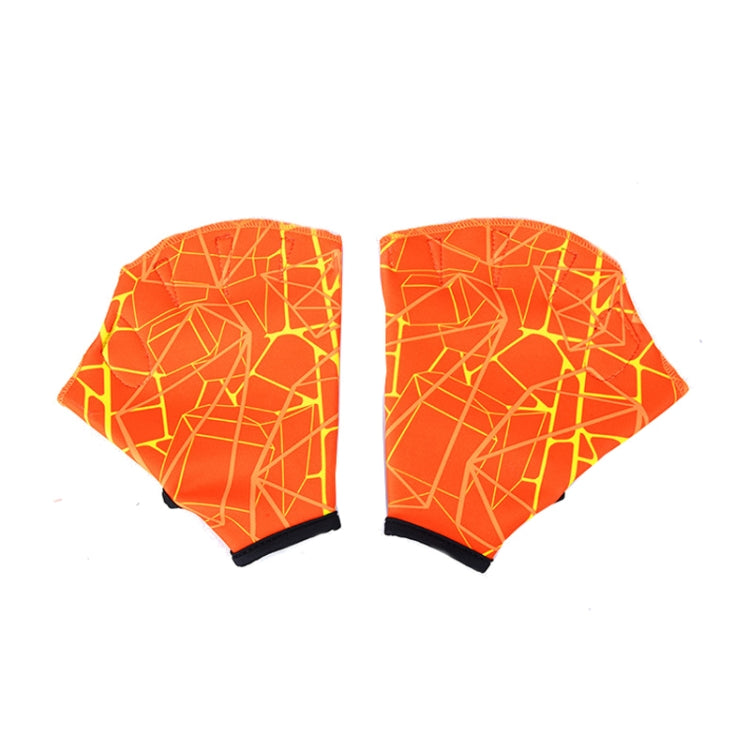 1Pair Unisex Frog Type Girdles Swimming Hand Fins, Size: