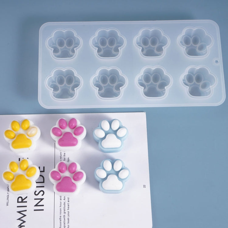DIY Crystal Epoxy Cat Claw Mould Mirror Frosted Silicone Mould