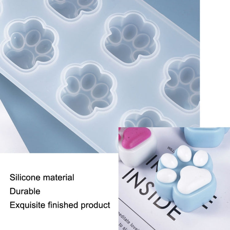 DIY Crystal Epoxy Cat Claw Mould Mirror Frosted Silicone Mould