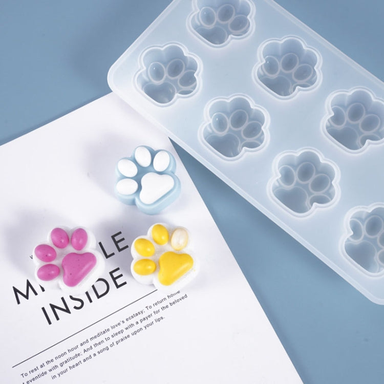 DIY Crystal Epoxy Cat Claw Mould Mirror Frosted Silicone Mould