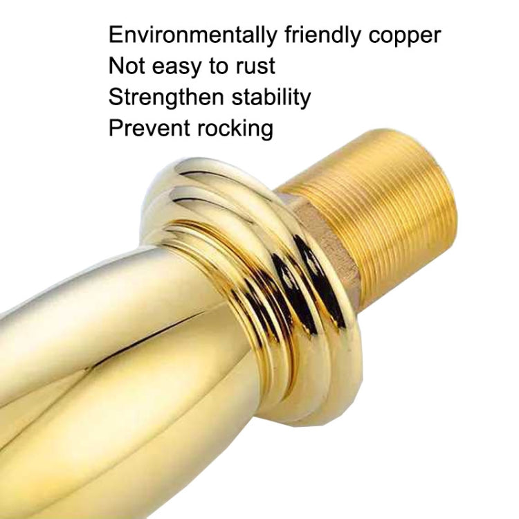 Hot And Cold Mixed Water Basin Imitation Water Faucet, Style: High Model+Water Inlet Pipe