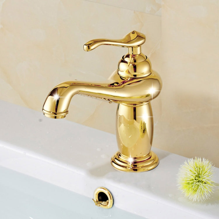 Hot And Cold Mixed Water Basin Imitation Water Faucet, Style: Short Model