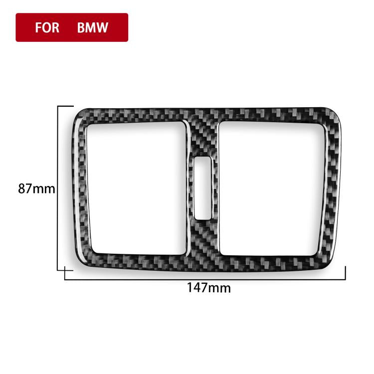 For BMW X1 F48/X2 F39 Rear Center Air Outlet Sticker - Black