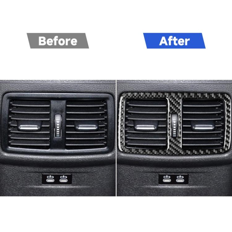 For BMW X1 F48/X2 F39 Rear Center Air Outlet Sticker - Black