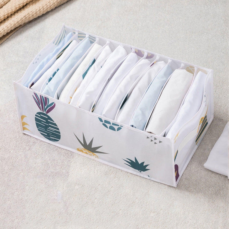 Non-woven Clothing Sorting Storage Box Pineapple Portable 12 Grids