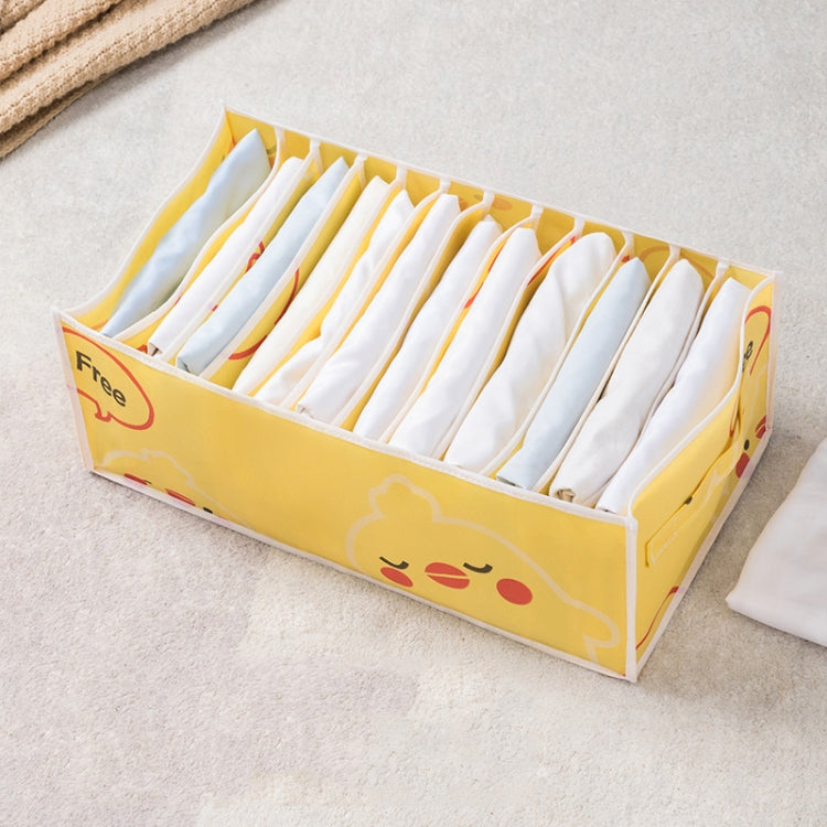 Non-woven Clothing Sorting Storage Box Chicken Portable 12 Grids