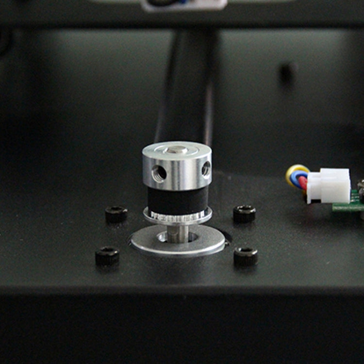 10 PCS GT2 3D Printer Synchronous Wheel Transmission Leather Pulley, Specification: 20 Tooth 5mm Black