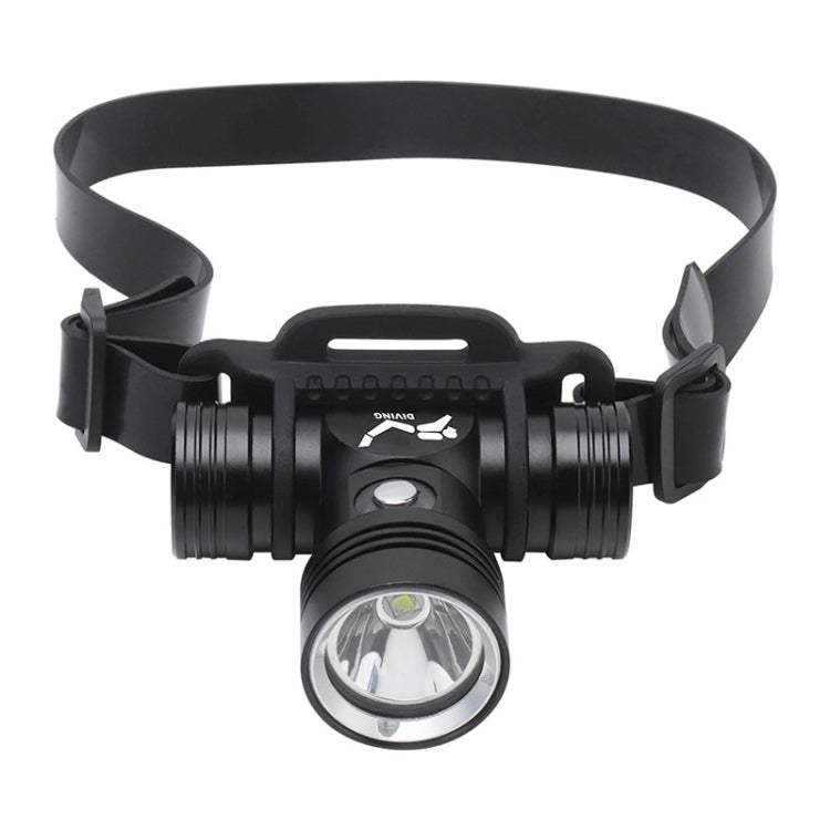 Diving Headlamp 60m Underwater Headlight XM-L2 Led Scuba head Flashlight(Without Battery&Charger)