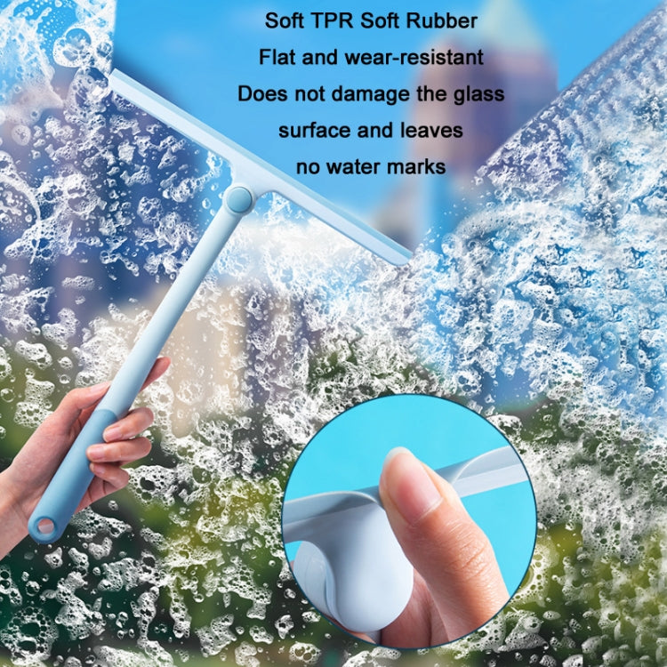 360 Degree Rotating Glass Wiper Household Mirror Window Brush, Specification: Blue(OPP Bag)