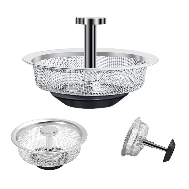 2 PCS Anti-clogging Stainless Steel Filter For Kitchen Sink Sewer(Dense Net)