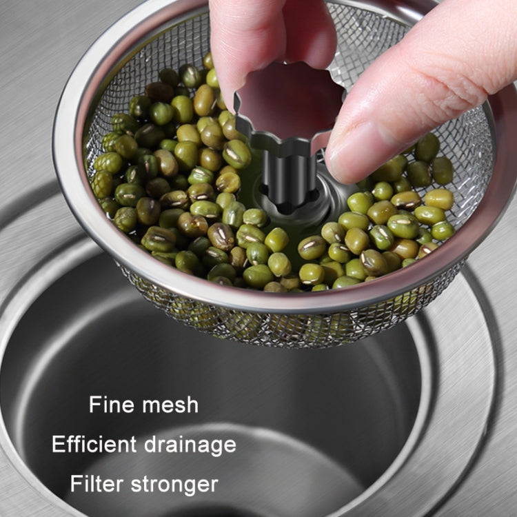 2 PCS Anti-clogging Stainless Steel Filter For Kitchen Sink Sewer(Dense Net)