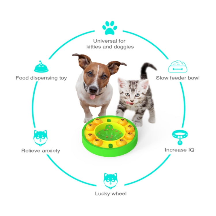 Pet Slow Food Tray Educational Toys Training Supplies
