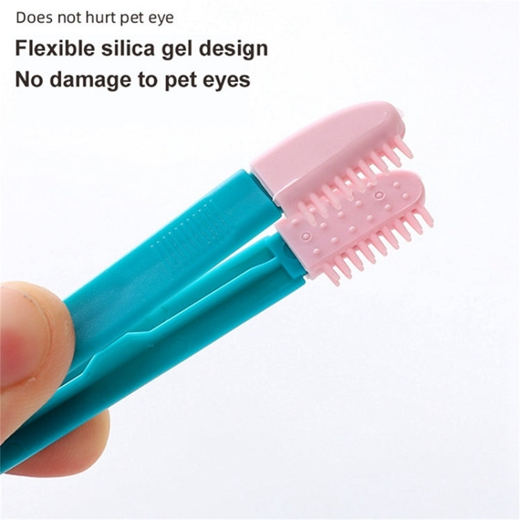 3 PCS Cat Eye Brush Pet Eye Cleaner Cat Hair Knot Brush