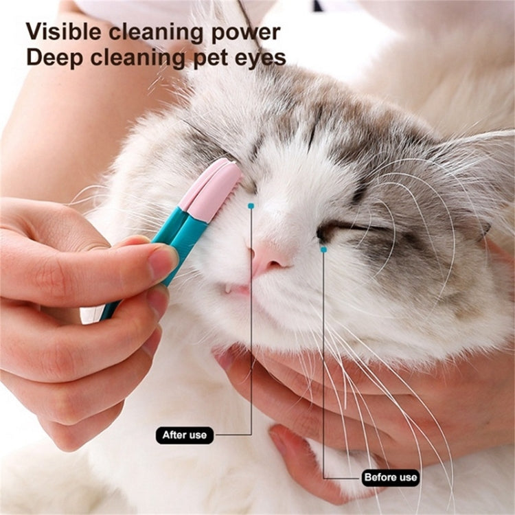 3 PCS Cat Eye Brush Pet Eye Cleaner Cat Hair Knot Brush
