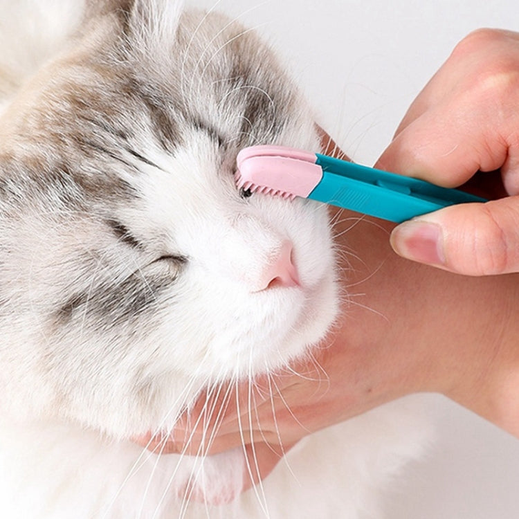 3 PCS Cat Eye Brush Pet Eye Cleaner Cat Hair Knot Brush