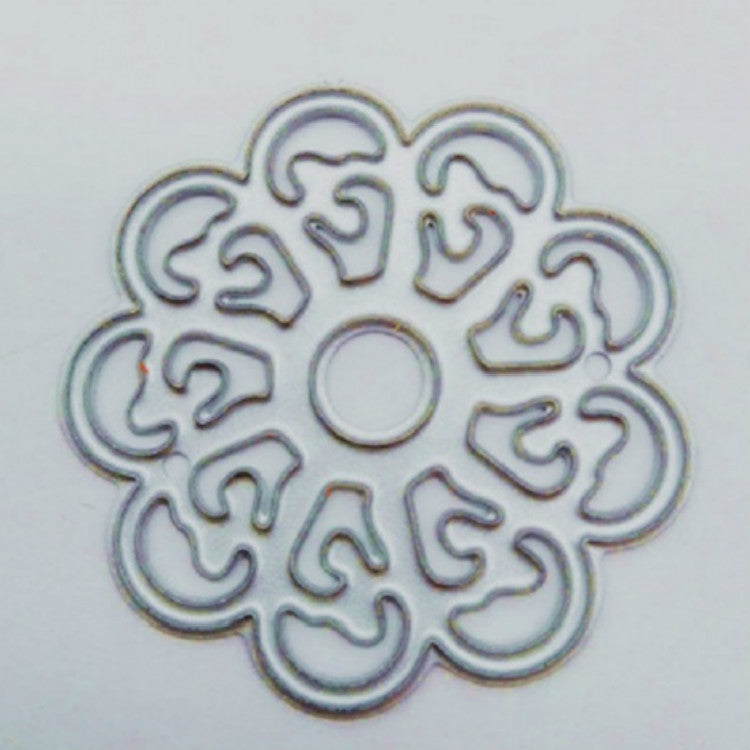 2 PCS DIY Ring Flower Carbon Steel Embossed Etching Knife Mold