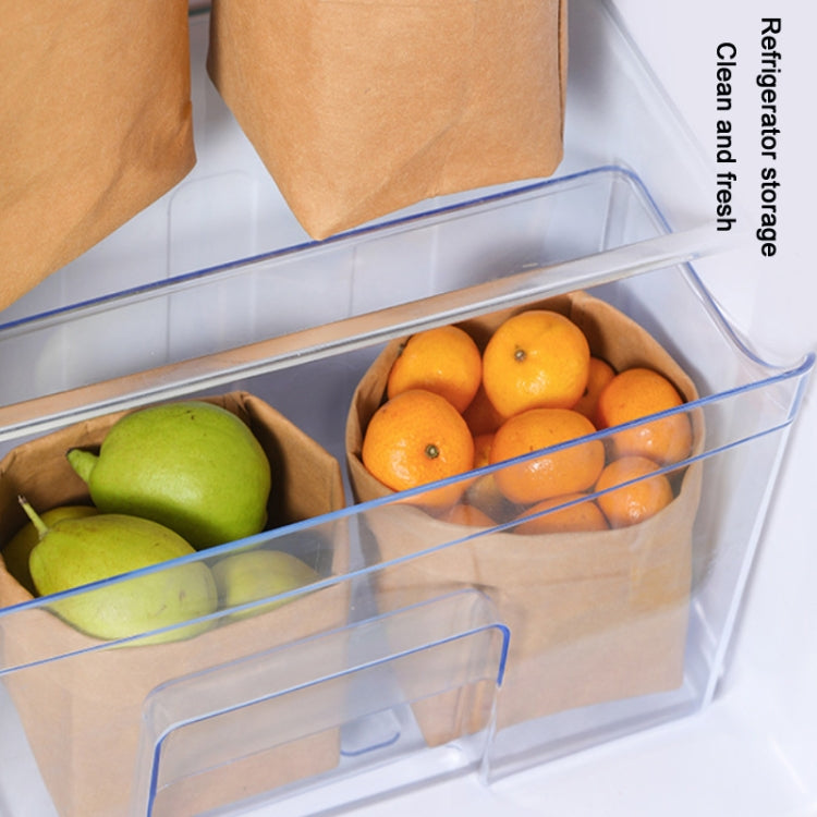 Desktop Separate Storage Washable Kraft Paper Bag, Size: 15x15x28cm