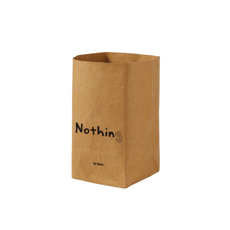 Desktop Separate Storage Washable Kraft Paper Bag, Size: Nothing 20x20x35cm