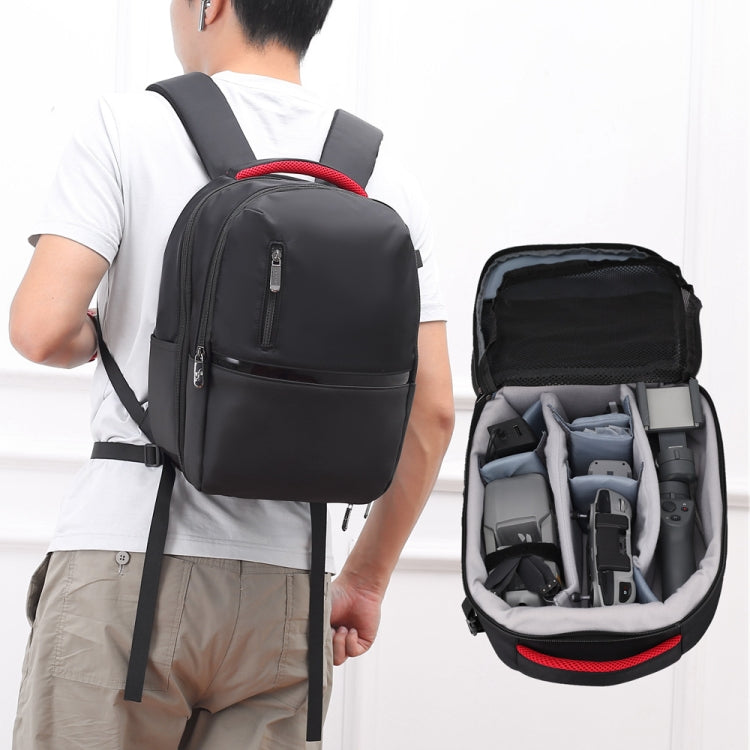 Drone Storage Bag Backpack SLR Camera Bag for DJI Mavic Air 2/Air 2S(Black)