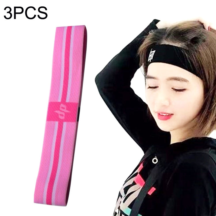 3PCS Running Fitness Sports Sweat Absorbing Headband