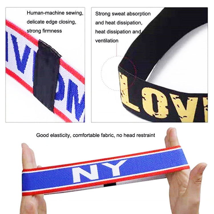 3PCS Running Fitness Sports Sweat Absorbing Headband