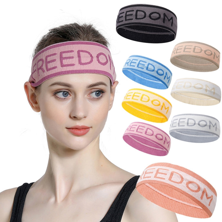 3PCS Alphabet Stretch Wool Tie Hair Band Sports Yoga Knitted Sweat Absorbing Hair Band