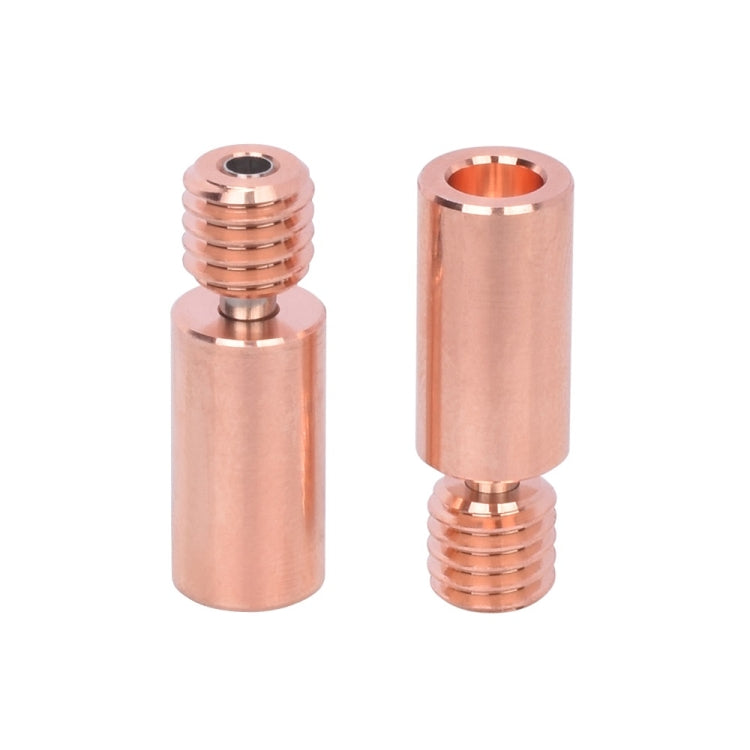 3D Printer Parts Metal Copper Alloy High Temperature Resistance E3D V6 Laryngeal Tube