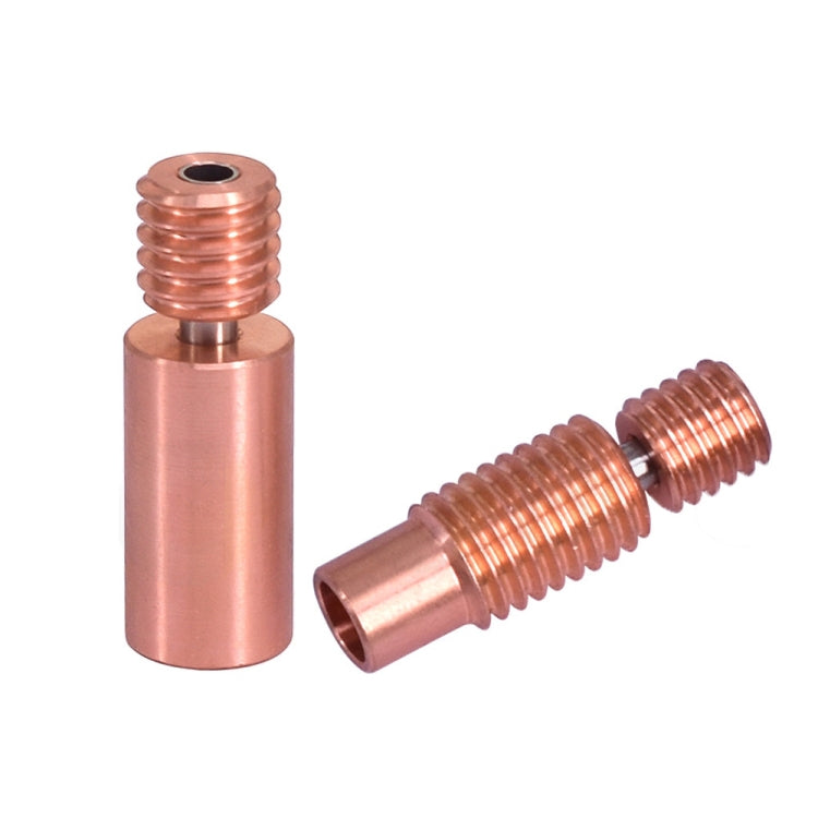 3D Printer Parts Metal Copper Alloy High Temperature Resistance E3D V6 Laryngeal Tube