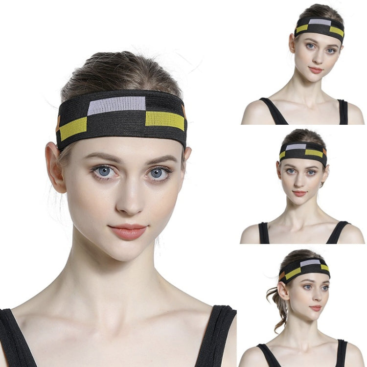 3PCS Elastic Knitted Headband Thin Sports Fitness Running Antiperspirant Hairband