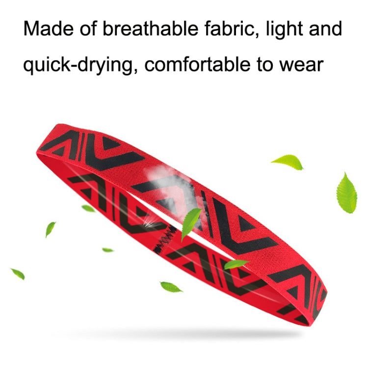 2PCS Summer Sports Fitness Yoga Headband Sweat-absorbing Non-slip Sweatband
